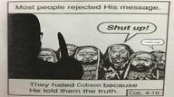 beard bible clothes comic glasses hand jesus sage silhouette soyjak speech_bubble stubble text variant:cobson // 800x450 // 400.0KB