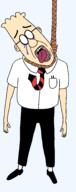 ack arm clothes crying dilbert ear full_body glasses hand hanging leg necktie open_mouth rope soy_parody suicide suit tshirt variant:bernd white_skin // 1074x2709 // 91.1KB