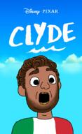 beard brown_hair brown_skin clothes cloud clyde country disney ear flag hair italy luca open_mouth pixar sky soyjak text variant:unknown yellow_teeth // 639x1048 // 319.7KB