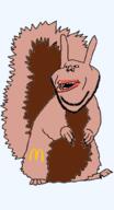 amerimutt animal big_mac brown_skin ear mcdonalds mutt open_mouth soyjak squirrel stubble subvariant:feralsquirrel subvariant:impish_amerimutt variant:impish_soyak_ears // 1094x2028 // 97.8KB