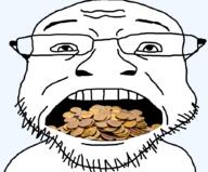 coin glasses open_mouth soyjak stubble variant:coinjak // 896x741 // 169.9KB