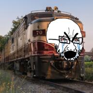 angry bloodshot_eyes crying glasses irl_background objectsoy open_mouth soyjak stubble train variant:cryboy_soyjak // 800x800 // 669.5KB