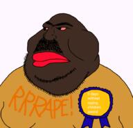 award brown_skin meta:tagme mustache orange_shirt pedophile rape unibrow variant:meximutt // 888x849 // 124.4KB