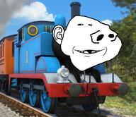 deformed distorted ear grin smile soyjak stubble subvariant:arkansasjak thomas_the_tank_engine train variant:impish_soyak_ears // 1110x958 // 1022.8KB