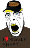 angry blue_eyes cap clothes glasses hair hat heart i_love nigger open_mouth poop soyjak stubble subvariant:hornyson variant:cobson yellow_hair yellow_teeth // 721x1150 // 182.4KB