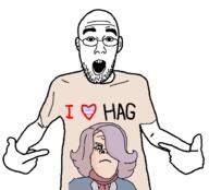 angry arm cartoon clothes ear female glasses hair hand heart i_heart_nigger i_love nigger ongezellig open_mouth pointing purple_hair scarf soyjak stubble tranny tshirt variant:a24_slowburn_soyjak variant:shirtjak vera_(ongezellig) white_skin // 618x559 // 9.0KB