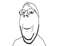 animated gem generous giving glasses hand smile soyjak stubble subvariant:wholesome_soyjak throw variant:gapejak // 500x400 // 628.2KB