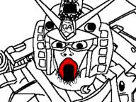 anime glasses gundam open_mouth qa_(4chan) soyjak stubble variant:unknown // 300x225 // 15.0KB