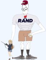 anime arm brainful buff clothes distorted dr_pepper glasses gun hand k_on kotobuki_tsumugi leg libertarian rand_paul show smile soyjak stubble subvariant:rand subvariant:wholesome_soyjak swolesome tshirt variant:gapejak // 1436x1847 // 577.0KB