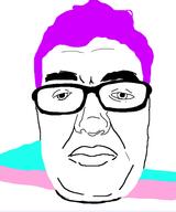 chud closed_mouth glasses hair mrnebula purple_hair tranny variant:mrnebula // 1310x1572 // 125.5KB