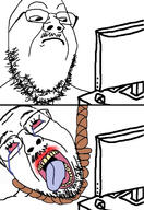 2soyjaks bloodshot_eyes closed_mouth comic computer crying dead frown glasses hanging mustache open_mouth rope soyjak stubble suicide template tongue variant:bernd variant:gapejak yellow_teeth // 996x1452 // 384.1KB