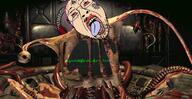 blood bloodshot_eyes crying fallout glasses gore master multiple_eyes mutant open_mouth purple_hair soyjak stubble the_master_(fallout) tongue tranny variant:bernd white_skin yellow_teeth // 803x414 // 490.3KB