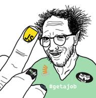 2soyjaks clothes ear electron_(programming) github glasses hair hand javascript middle_finger nodejs open_mouth programming smile soyjak stackoverflow stubble text thunderf00t variant:thunderf00t variant:unknown // 529x538 // 109.9KB