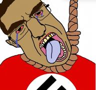 brown_skij churka crying flag:nazi_germany nazism no_beard subvariant:chudjak_front unibrow variant:chudjak // 637x600 // 216.4KB